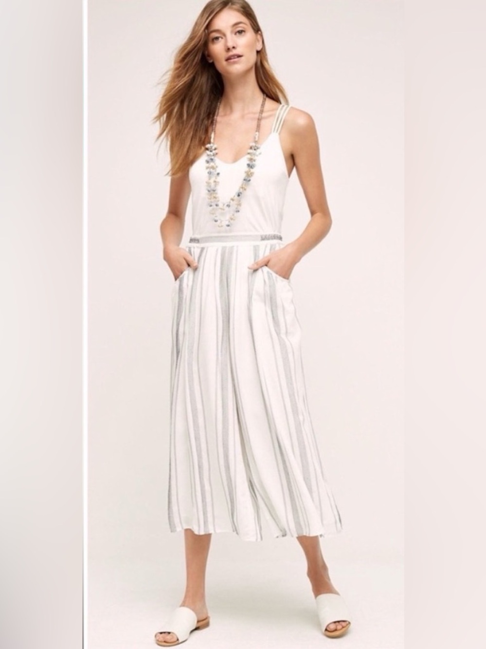 Anthropologie Elevenses Museo Wide Leg Crop Pant